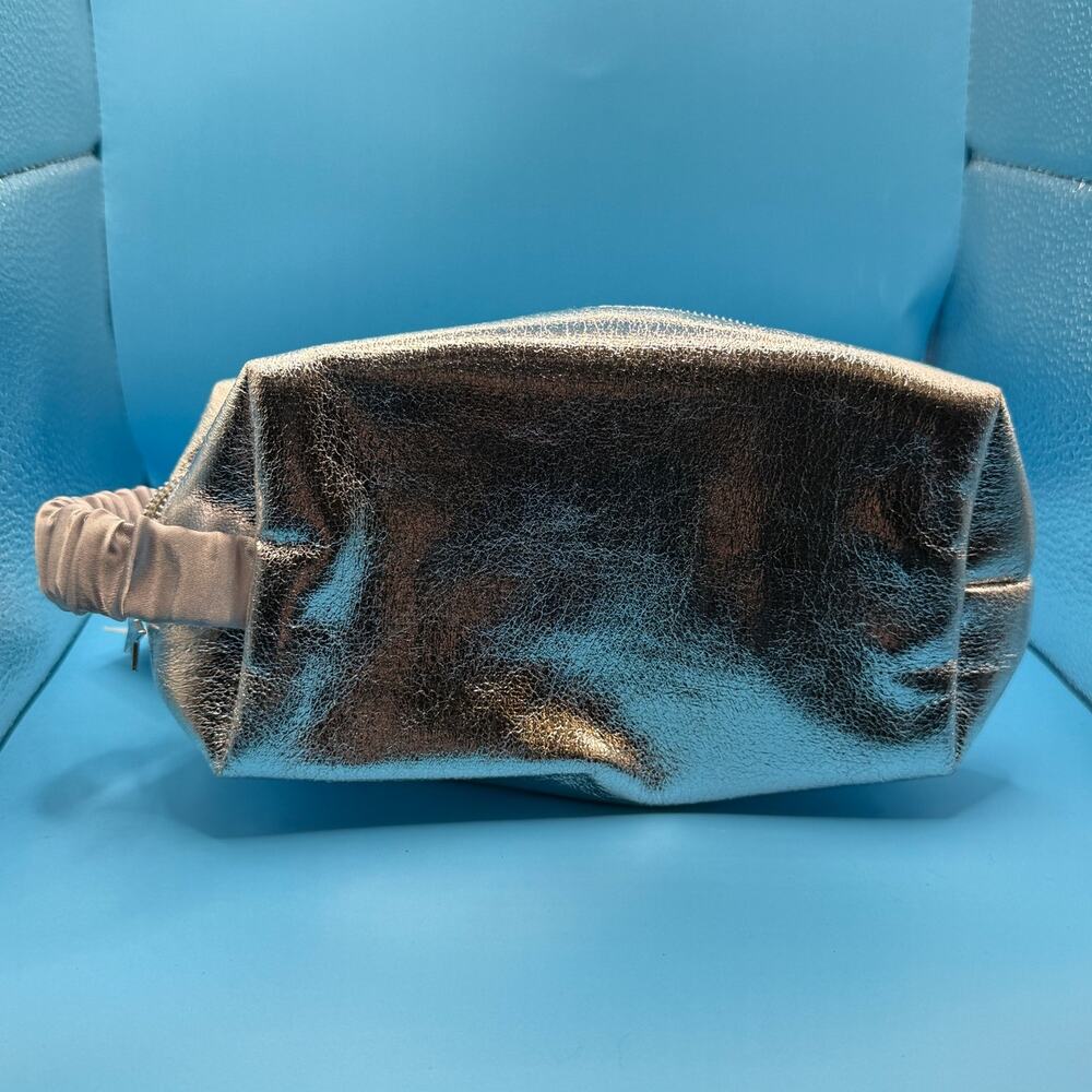 FREE WITH ANY PURCHASE - Ulta Silver Cosmetic Makeup Bag